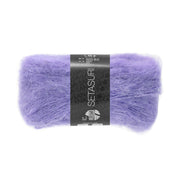 Lana Grossa Setasuri 046 Purple - bol zacht kantgaren van alpaca en zijde in de afgebeelde kleur