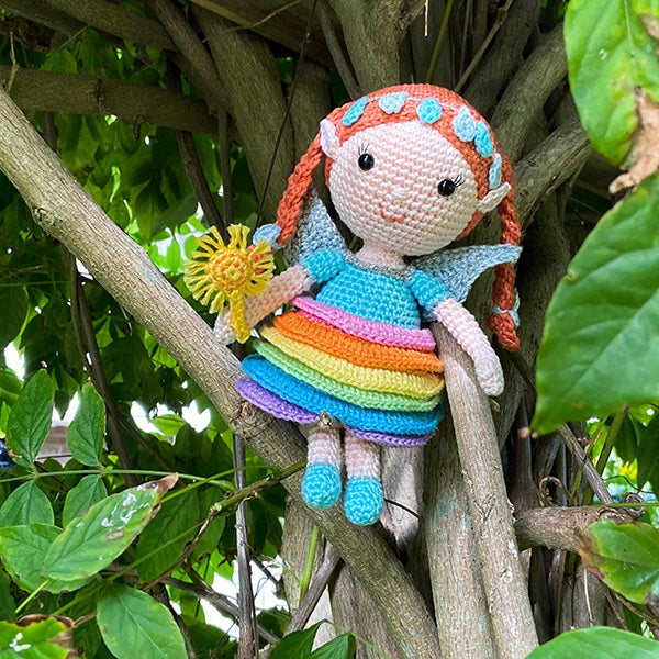 Haakpatroon Ruby het Regenboogelfje (Digital)