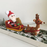 Haakpatroon Kerstman, slee en rendier (Digital)