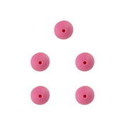 Durable Siliconen Kralen 12mm 5 stuks 786 Dark Pink