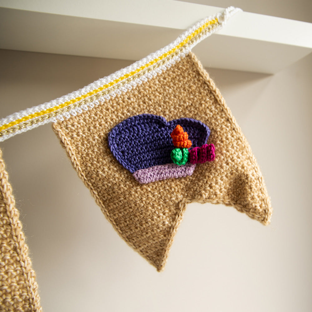 Vlaggen — gemaakt met Sinterklaas Slinger Haakpakket (3)