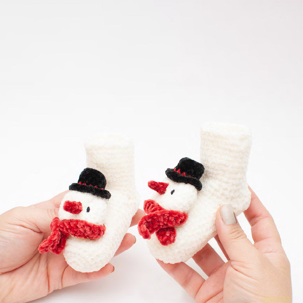 Sockirumi Sneeuwman Baby Haakpatroon (2)