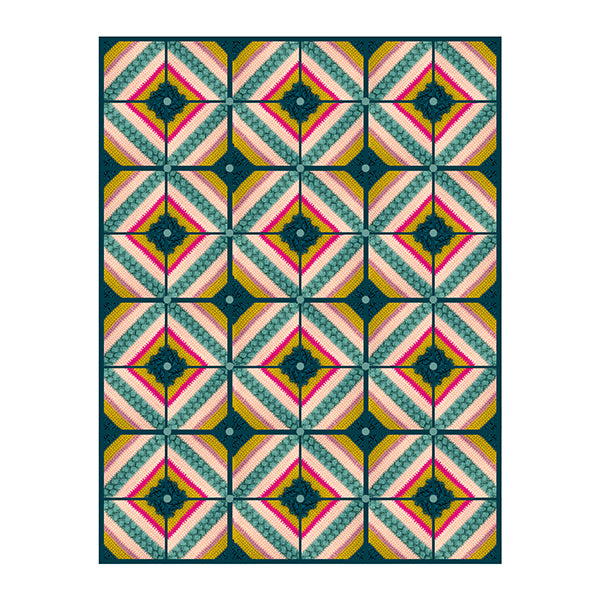 Deken — gemaakt met Special Square Deken Haakpakket