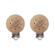 Durable Houten Speenclips 2 stuks 57 Stoer