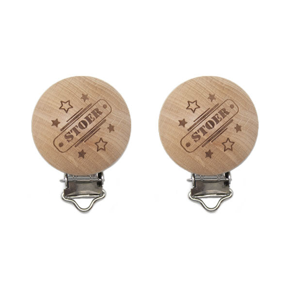 Durable Houten Speenclips 2 stuks 57 Stoer