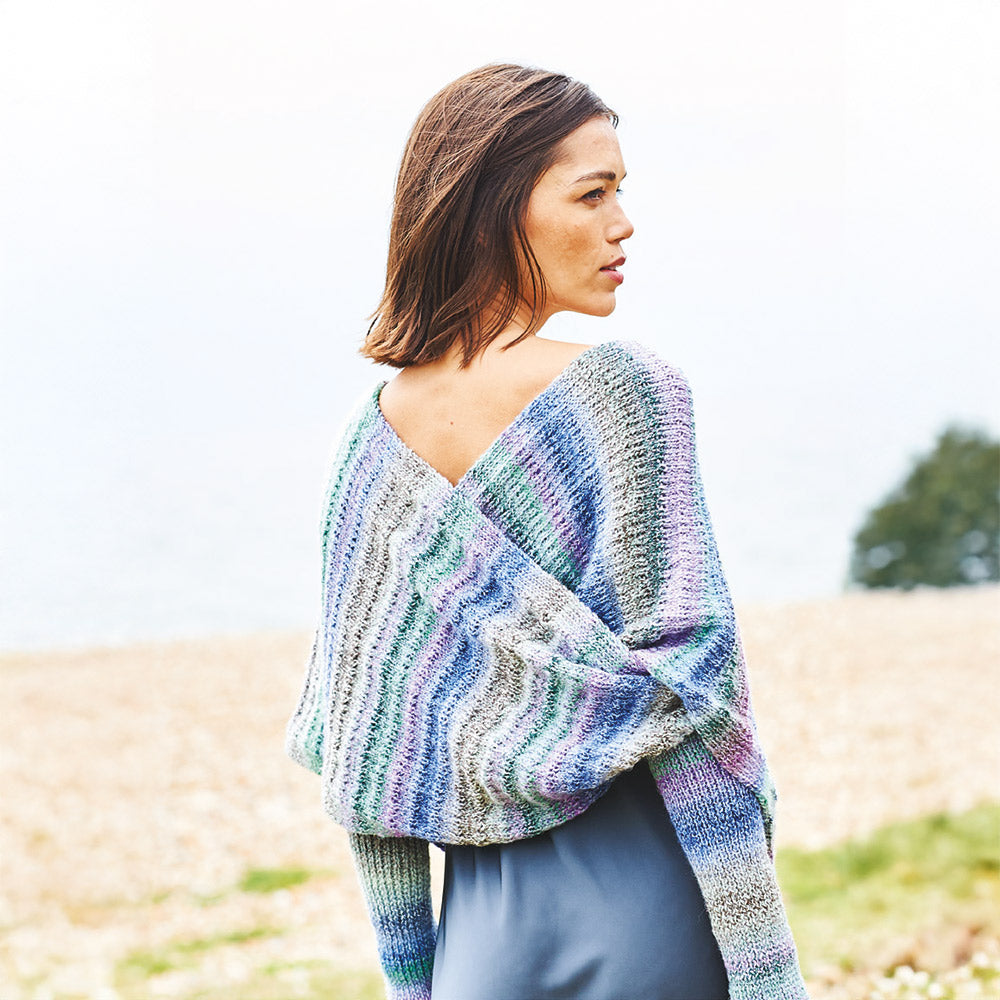 Chromatic pattern pp mb for web — gemaakt met Stylecraft breipatroon Chromatic Hat, Wrap ans Shawl (3 designs)