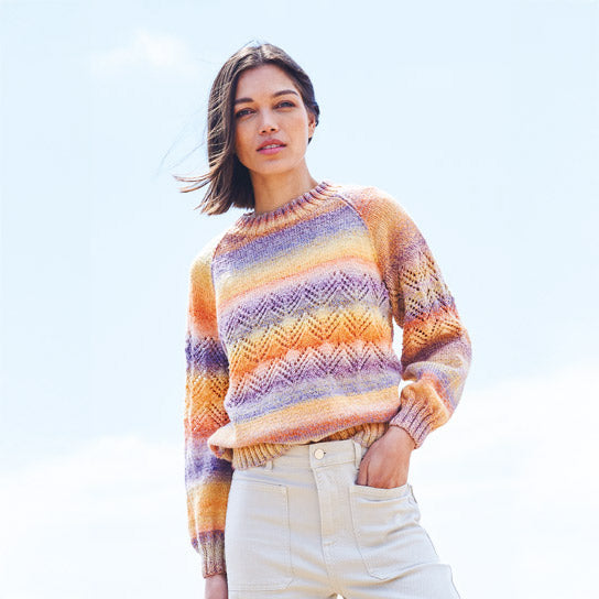 Chromatic pattern pp mb for web — gemaakt met Stylecraft breipatroon Chromatic Round- And Turtle Neck Sweater (2 designs)