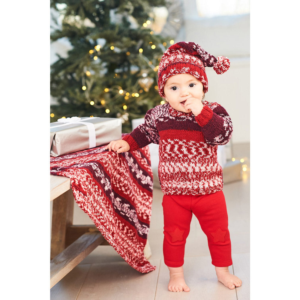 Stylecraft breipatroon Easy Fair Isle Sweater, Blanket and Hat