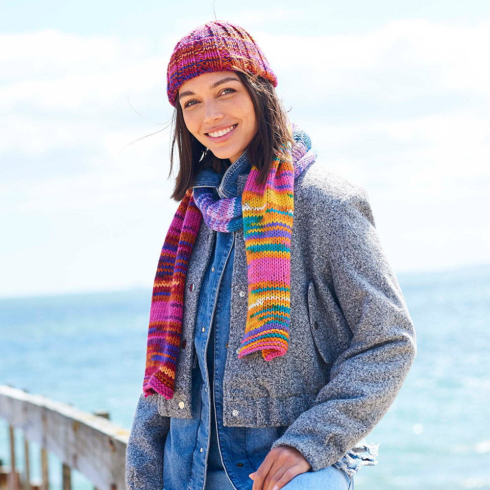 Stylecraft breipatroon For the Love of Stripes Scarfs and Hats (4 designs) (2)