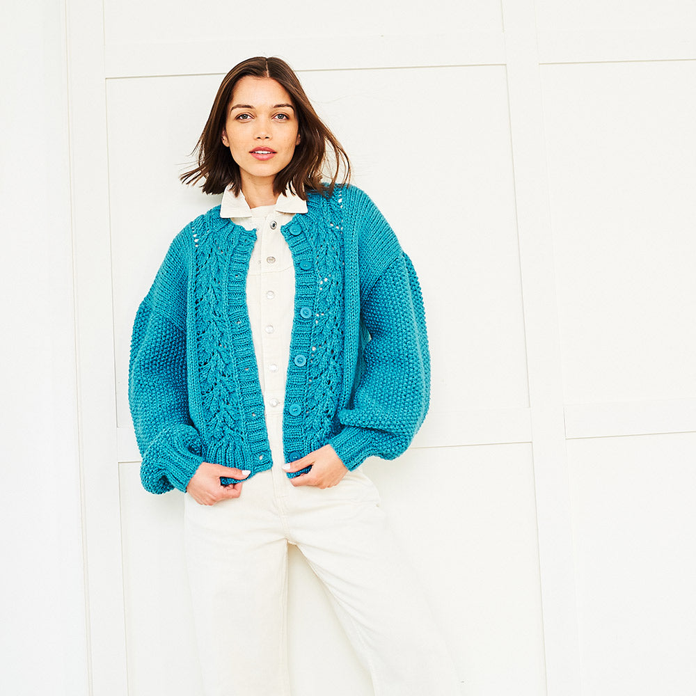 Stylecraft breipatroon Softie V- and Round Neck Cardigans (2 designs) (2)