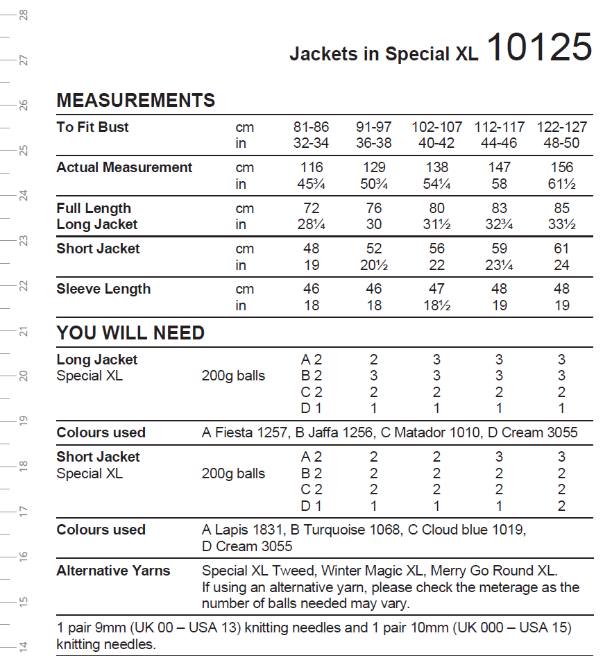 Stylecraft breipatroon Special XL Short & Long Jacket (2 designs) (2)