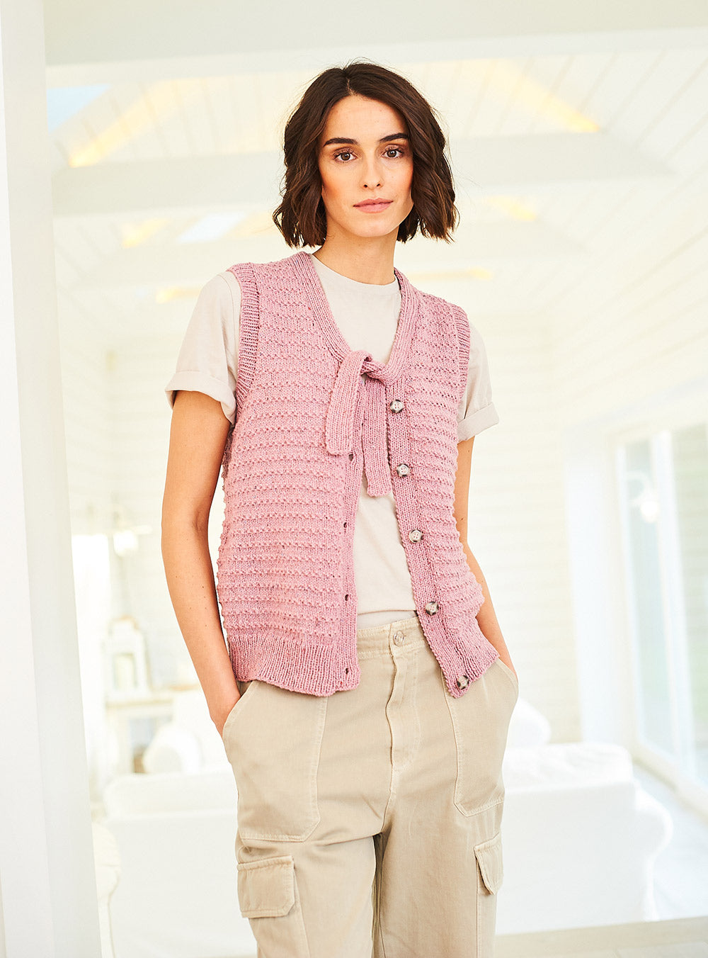 Stylecraft Cardigan and Waistcoat in ReCreate DK 10062