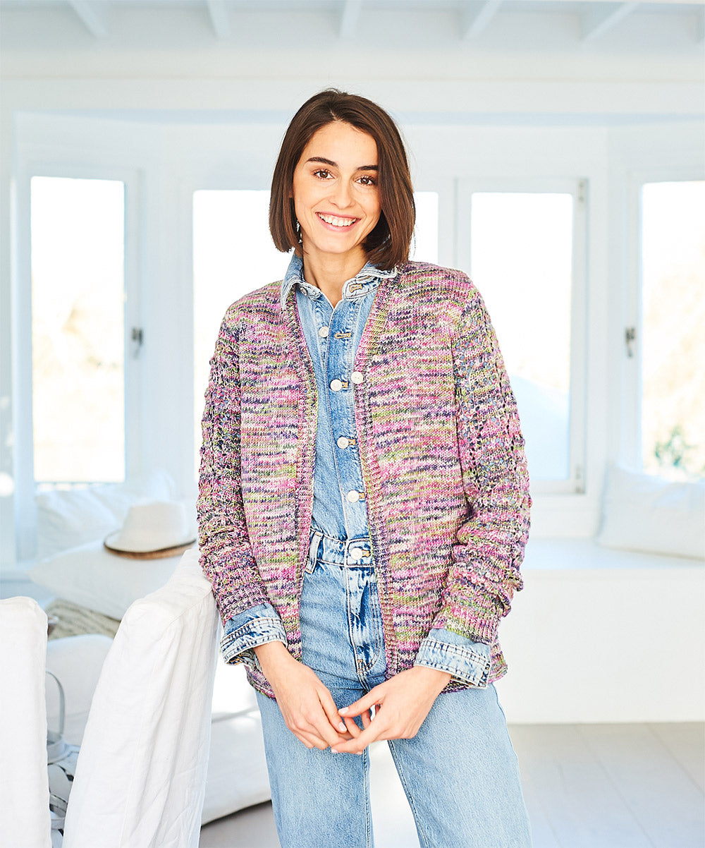 Stylecraft Cardigan & Tank Top in Batik Elements Swirl DK (2)
