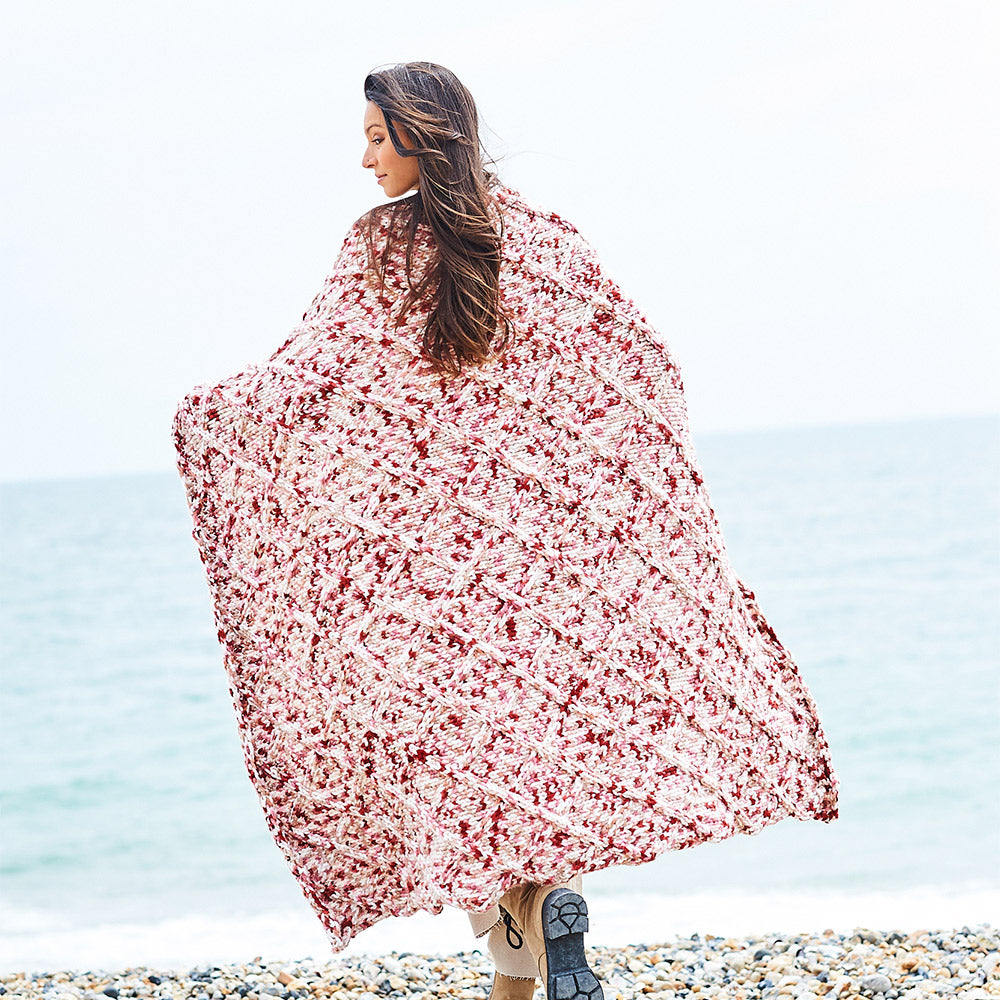 Ah blanket — gemaakt met Stylecraft Colour Code XL Kussens en Deken Breipatroon