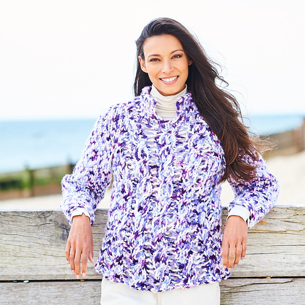 Ah sun — gemaakt met Stylecraft Colour Code XL Sweaters Breipatroon