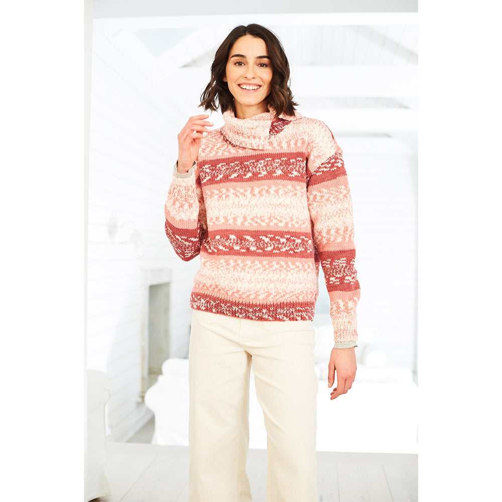 Easy fair isle effect — gemaakt met Stylecraft Easy Fair Isle Effect (7)