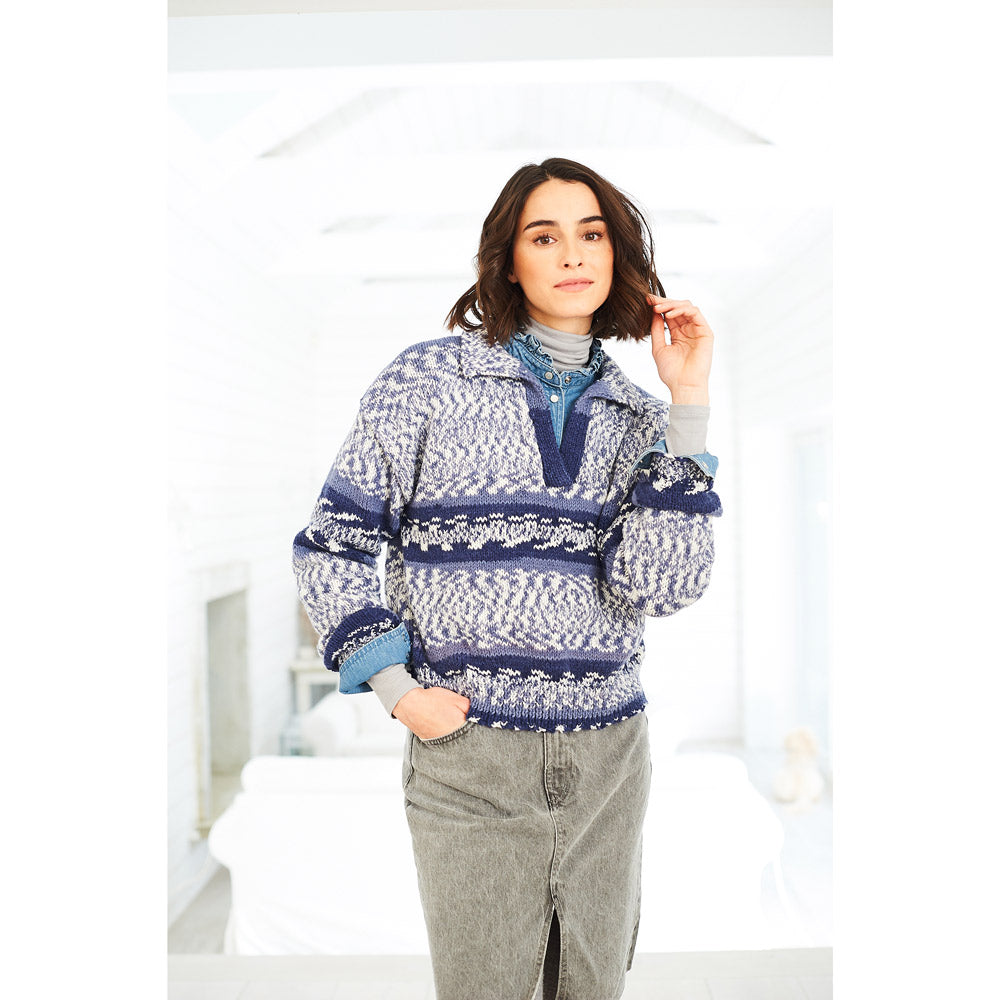 Easy fair isle effect — gemaakt met Stylecraft Easy Fair Isle Effect (6)