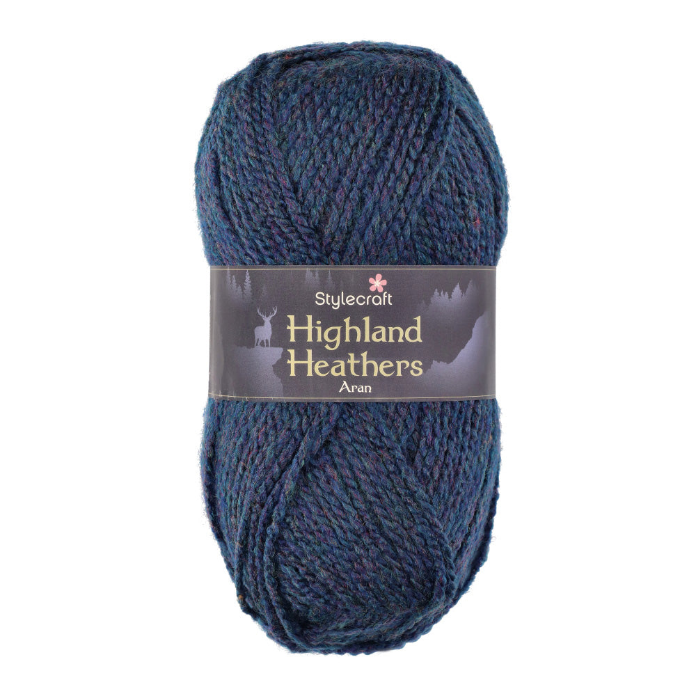 Stylecraft Highland Heathers Aran 3751 Loch