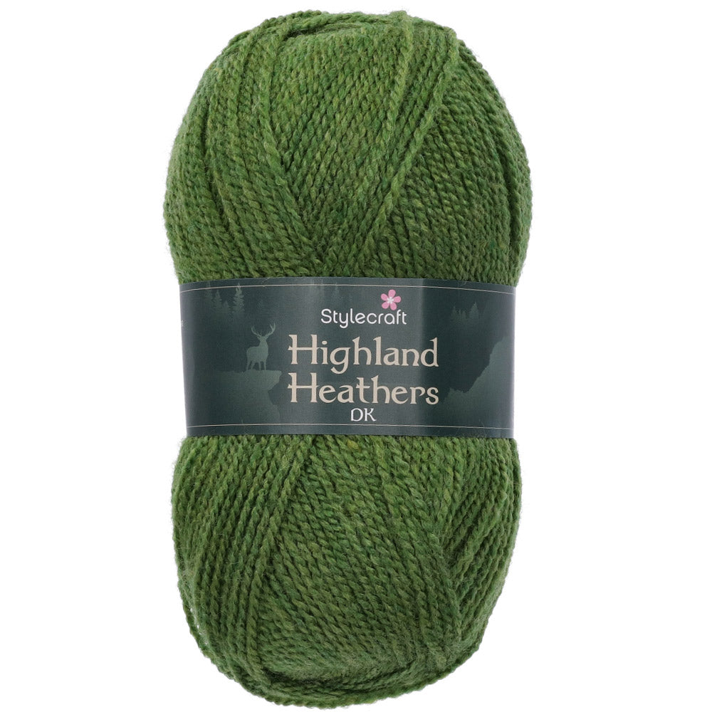 Stylecraft Highland Heathers DK 3789 Lowland Green