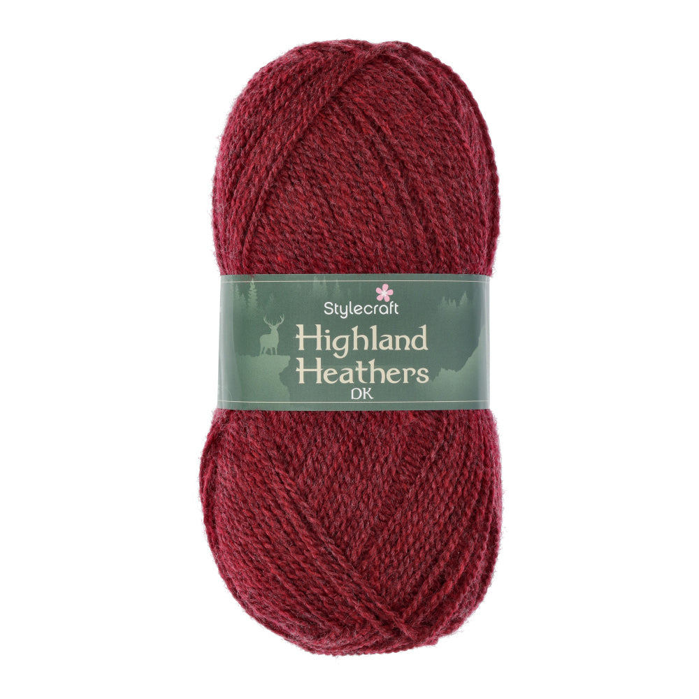 Stylecraft Highland Heathers DK 7229 Tayberry