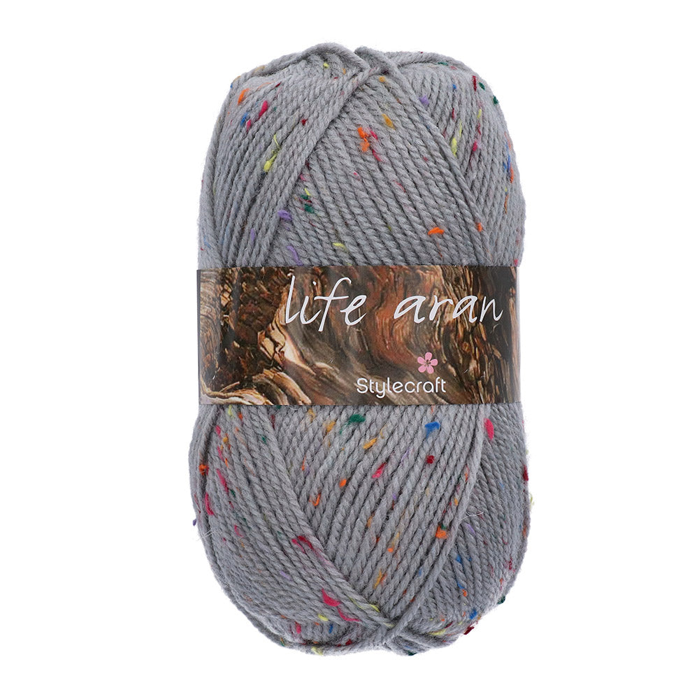 Stylecraft Life Aran 2499 Silver Nepp