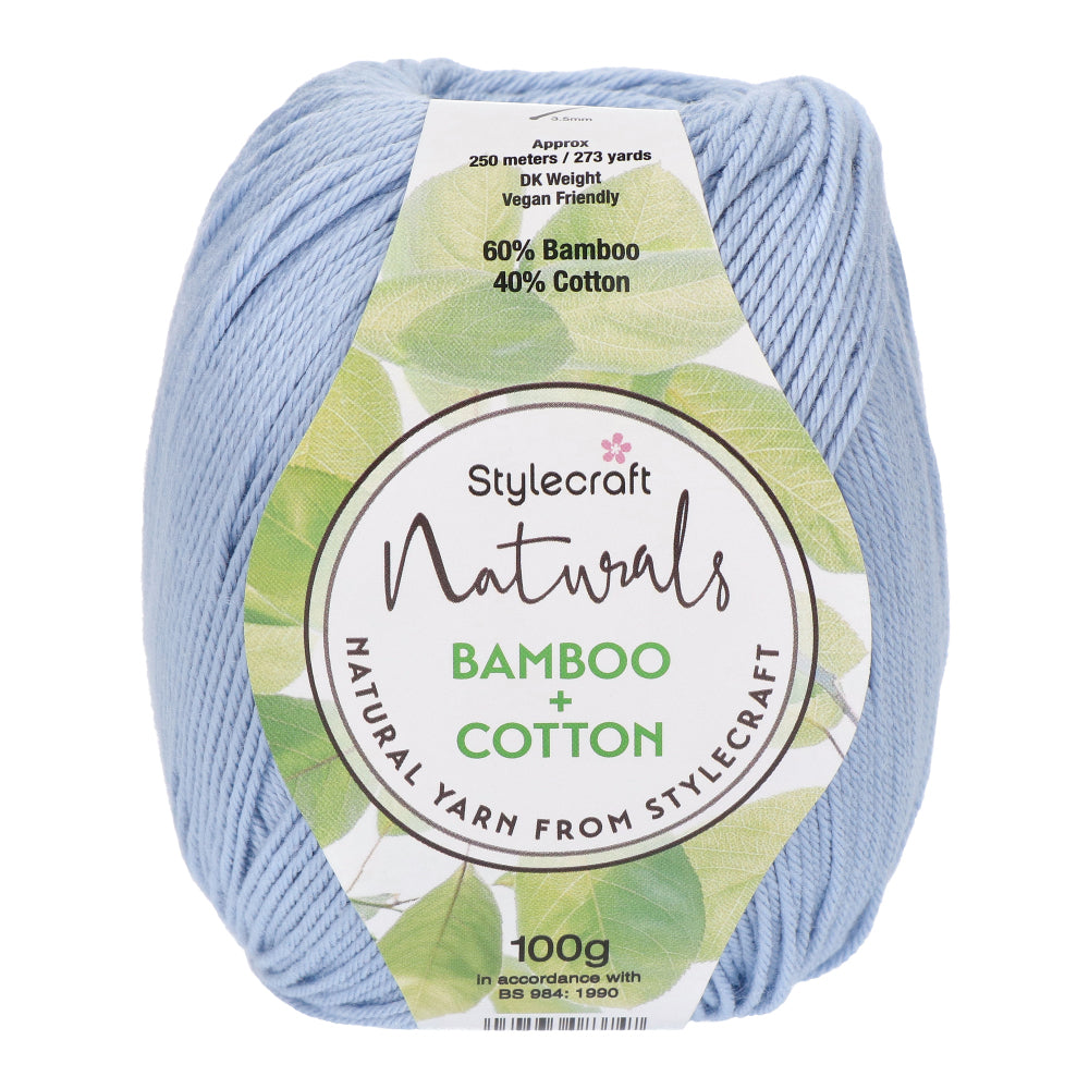 Stylecraft Naturals - Bamboo + Cotton DK 7139 Wedgwood