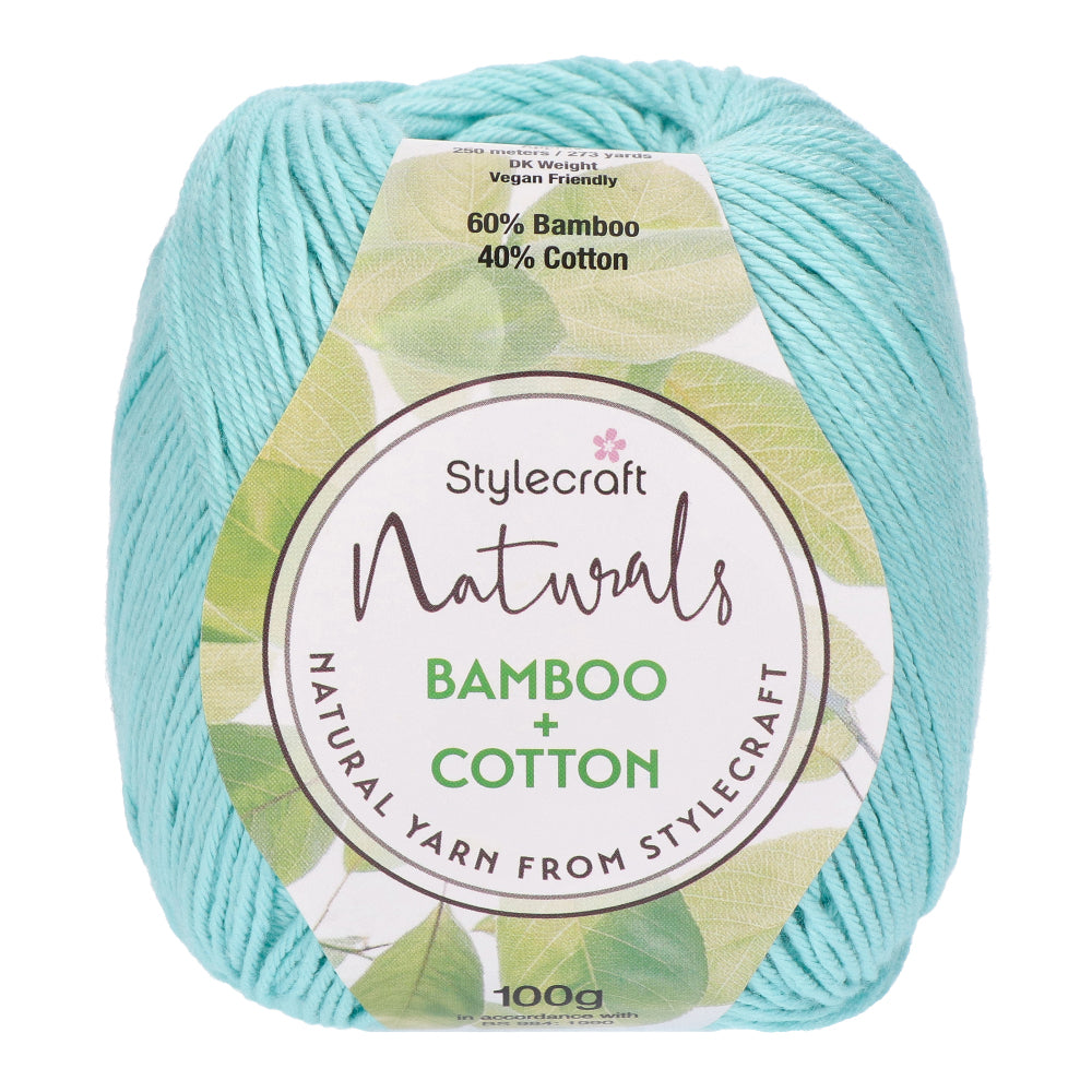 Stylecraft Naturals - Bamboo + Cotton DK 7141 Aqua