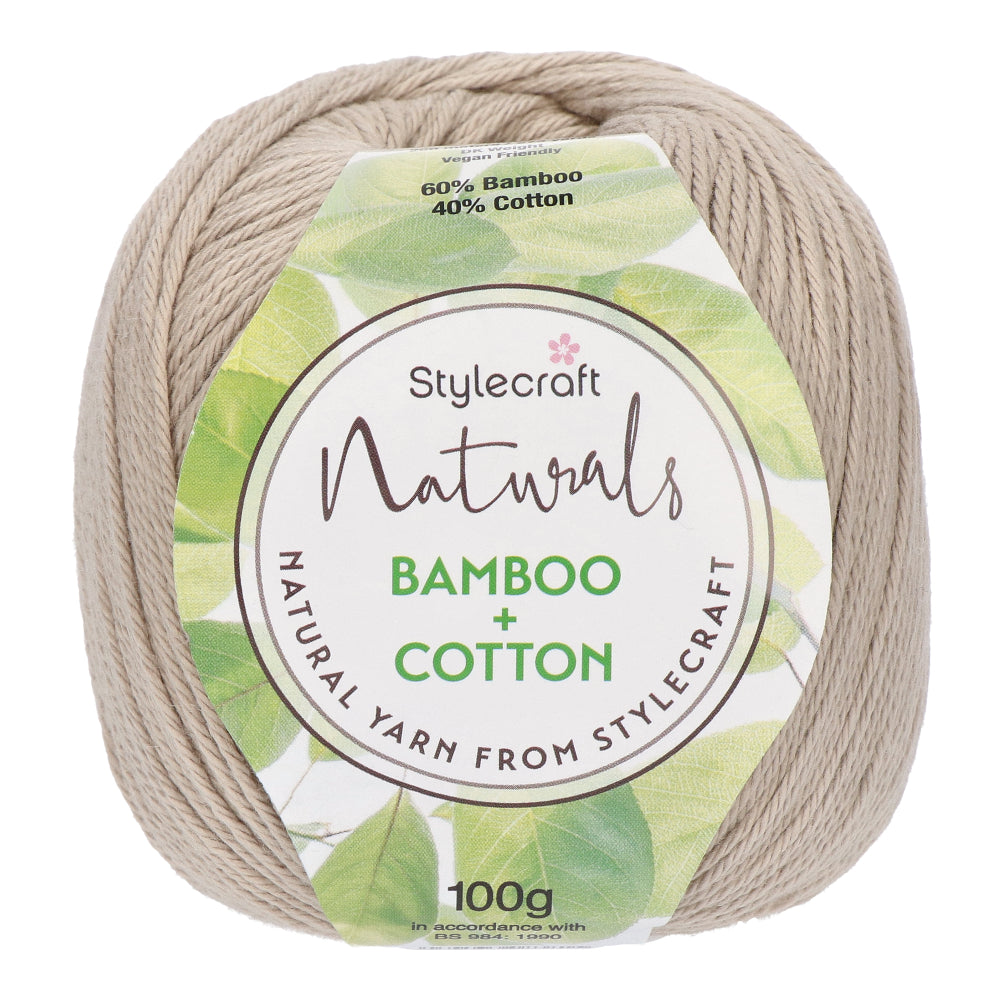 Stylecraft Naturals - Bamboo + Cotton DK 7146 Natural