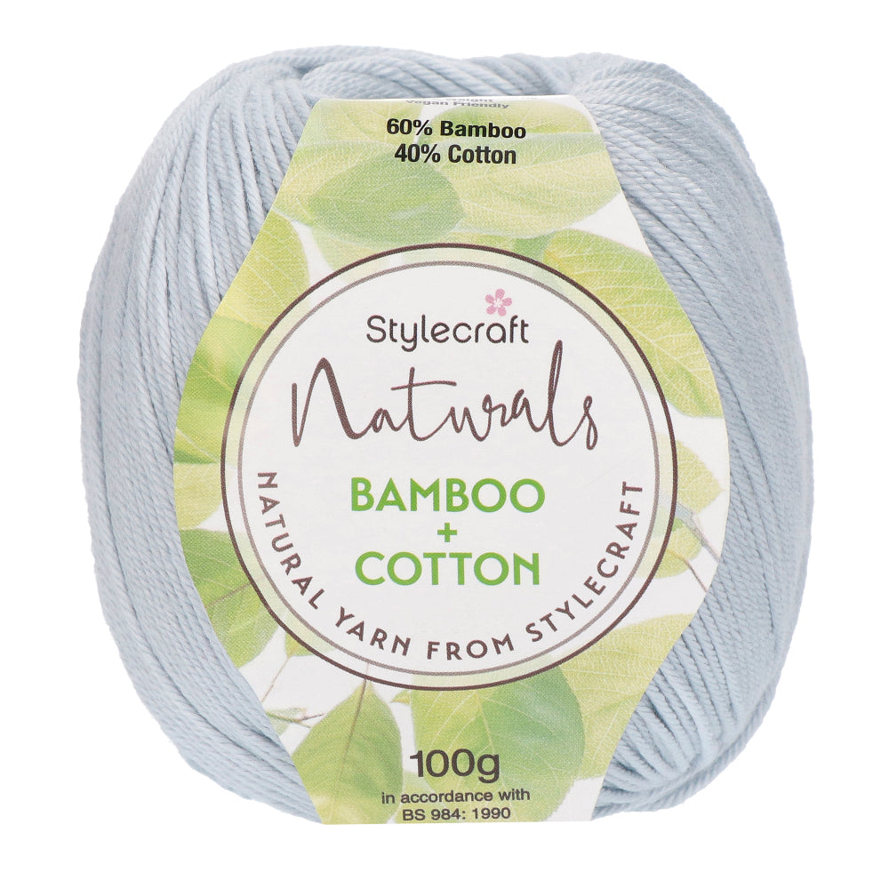 Stylecraft Naturals - Bamboo + Cotton DK 7149 Silver