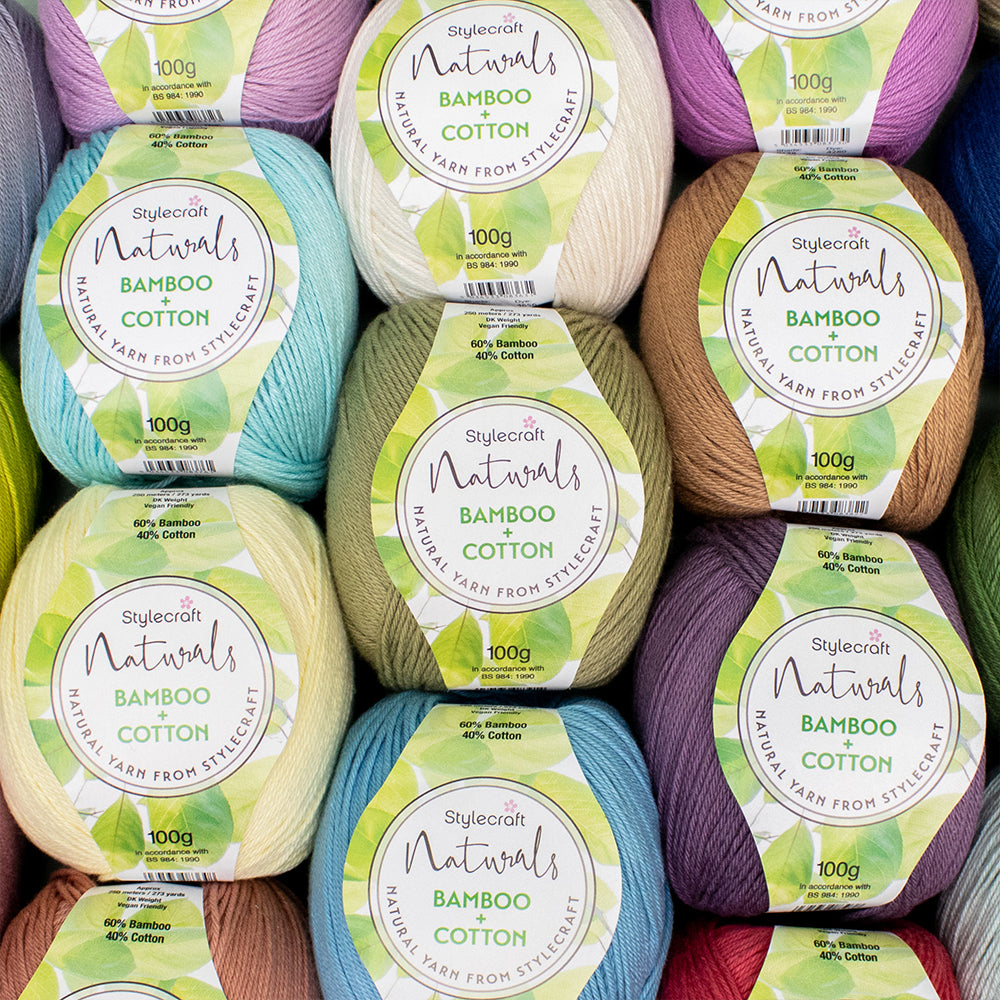 Sfeerbeeld met Stylecraft Naturals - Bamboo + Cotton DK