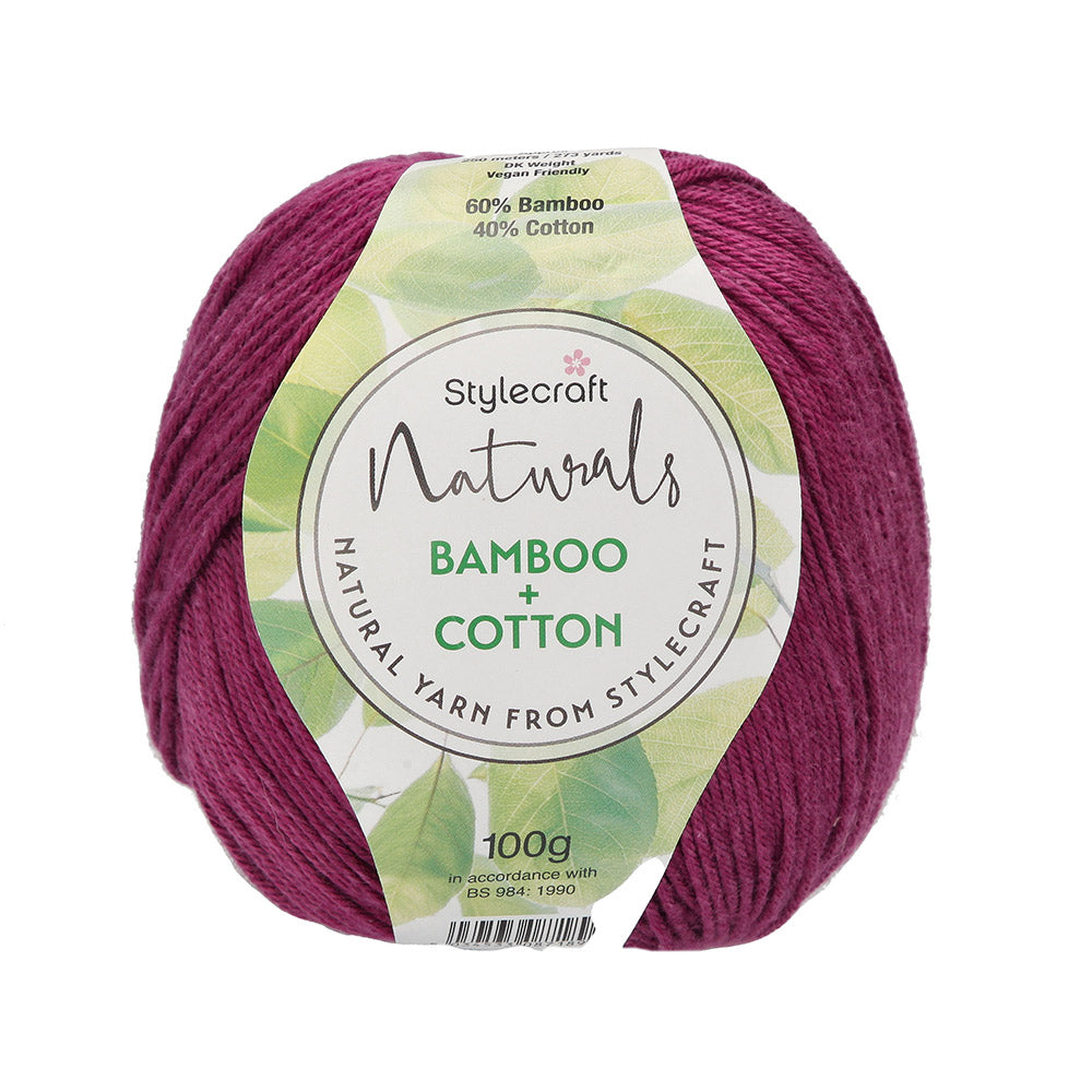 Stylecraft Naturals - Bamboo + Cotton DK 7250 Mulberry
