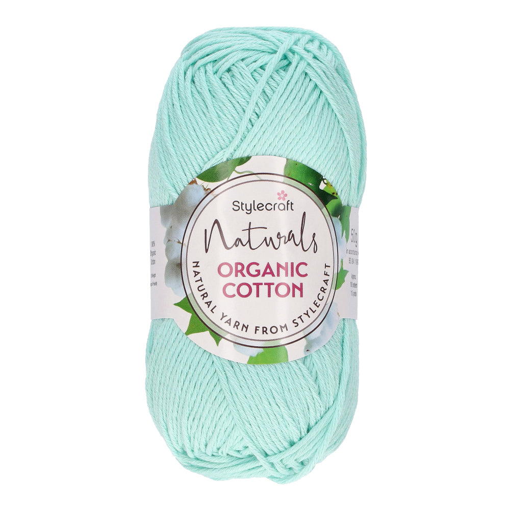 Stylecraft Naturals - Organic Cotton DK 7172 Peppermint
