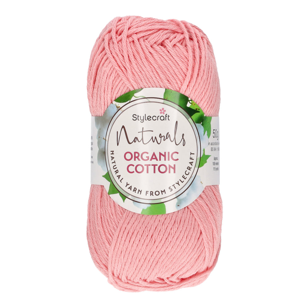 Stylecraft Naturals - Organic Cotton DK 7177 Blush