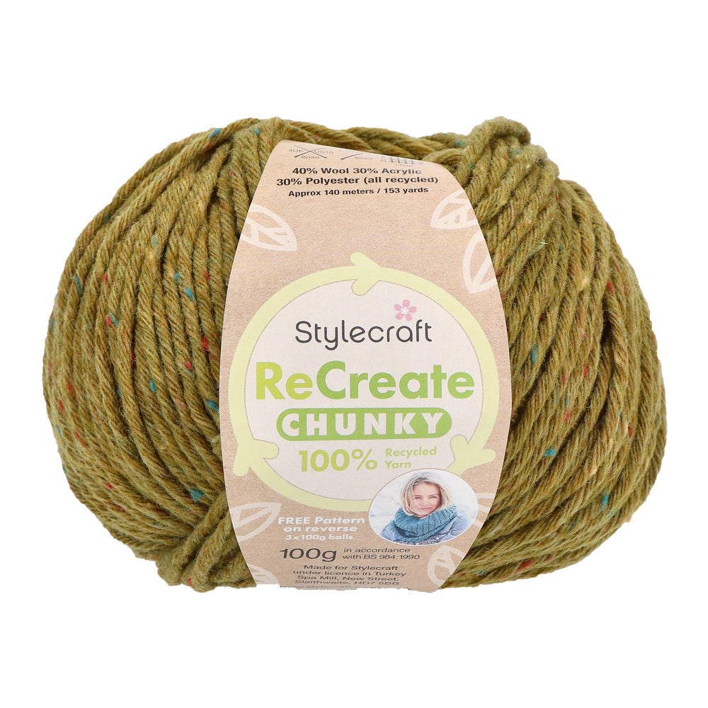Stylecraft Recreate Chunky 3189 Advocado