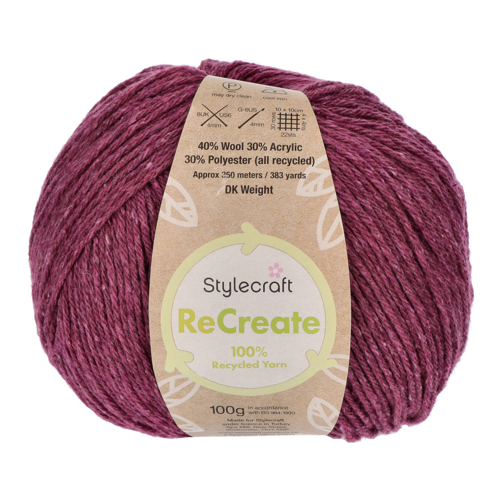Stylecraft ReCreate DK 1942 Cherry