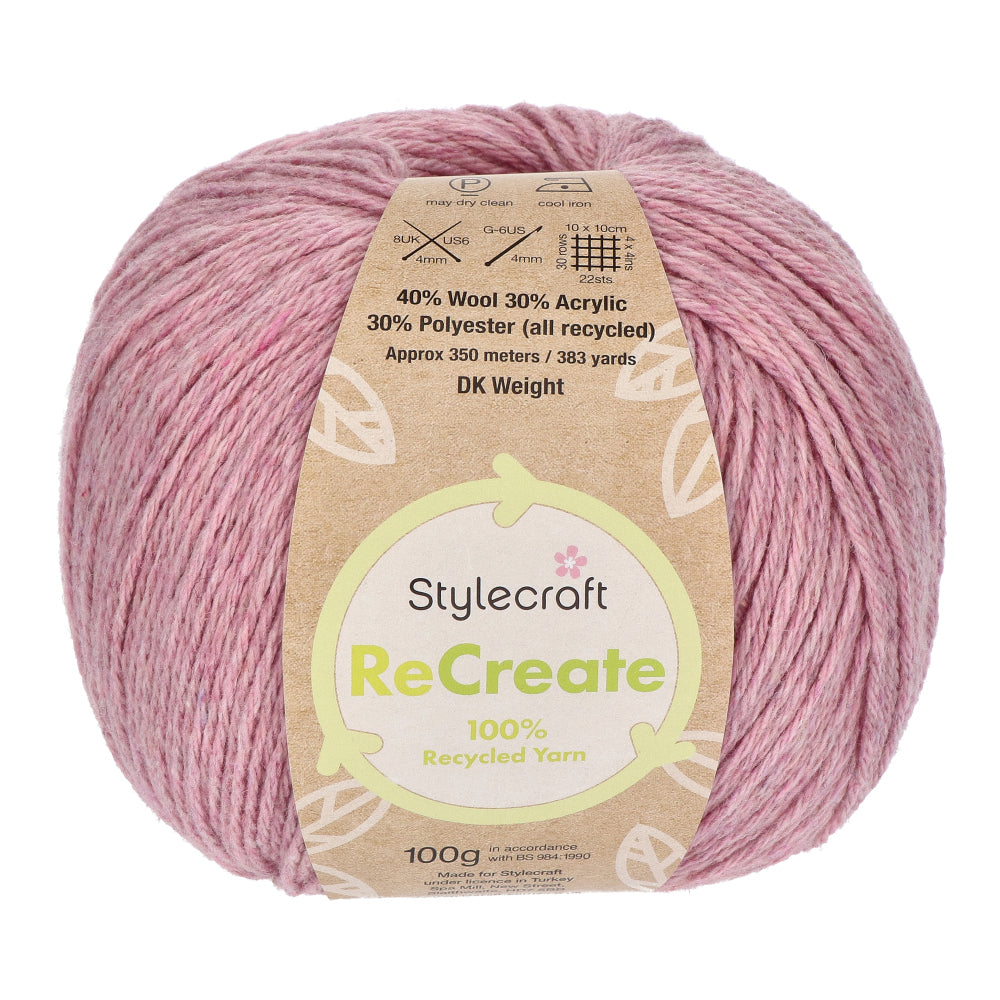 Stylecraft ReCreate DK 1945 Rose