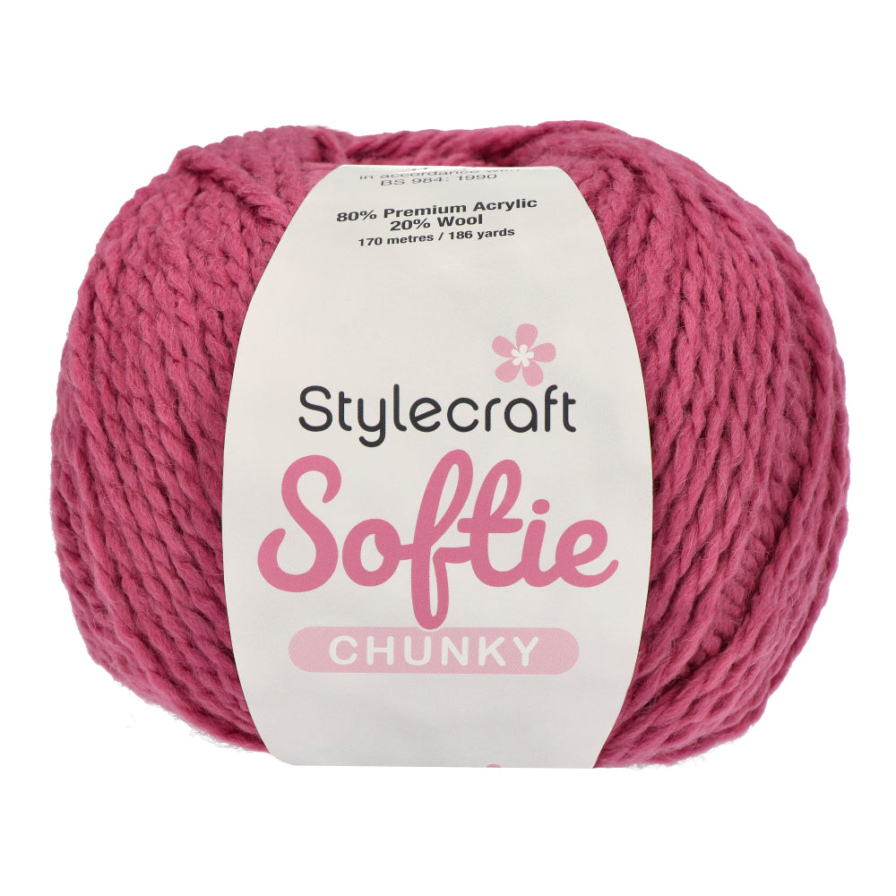 Stylecraft Softie Chunky 3110 Raspberry