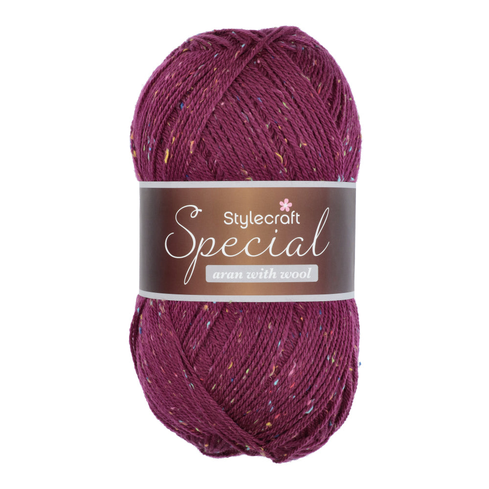 Stylecraft Special Aran with Wool - Nepp shades 5515 Claret Nepp