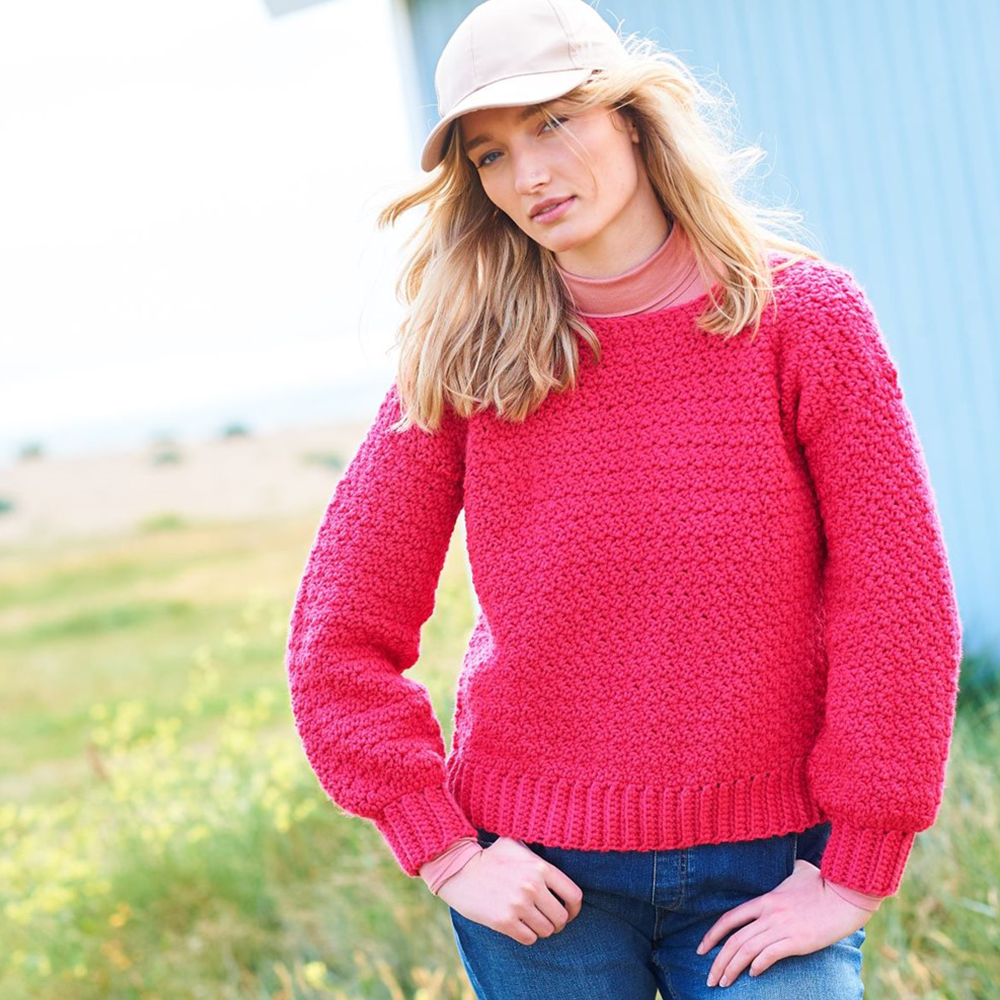 Special DK Moss Stitch Jumpers Haakpatroon (Digital)