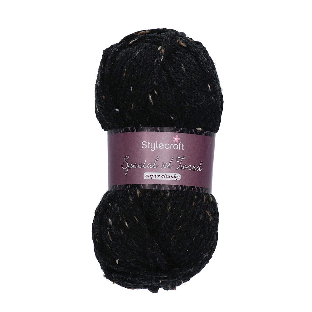Stylecraft Special XL Tweed Super Chunky 1002 Black
