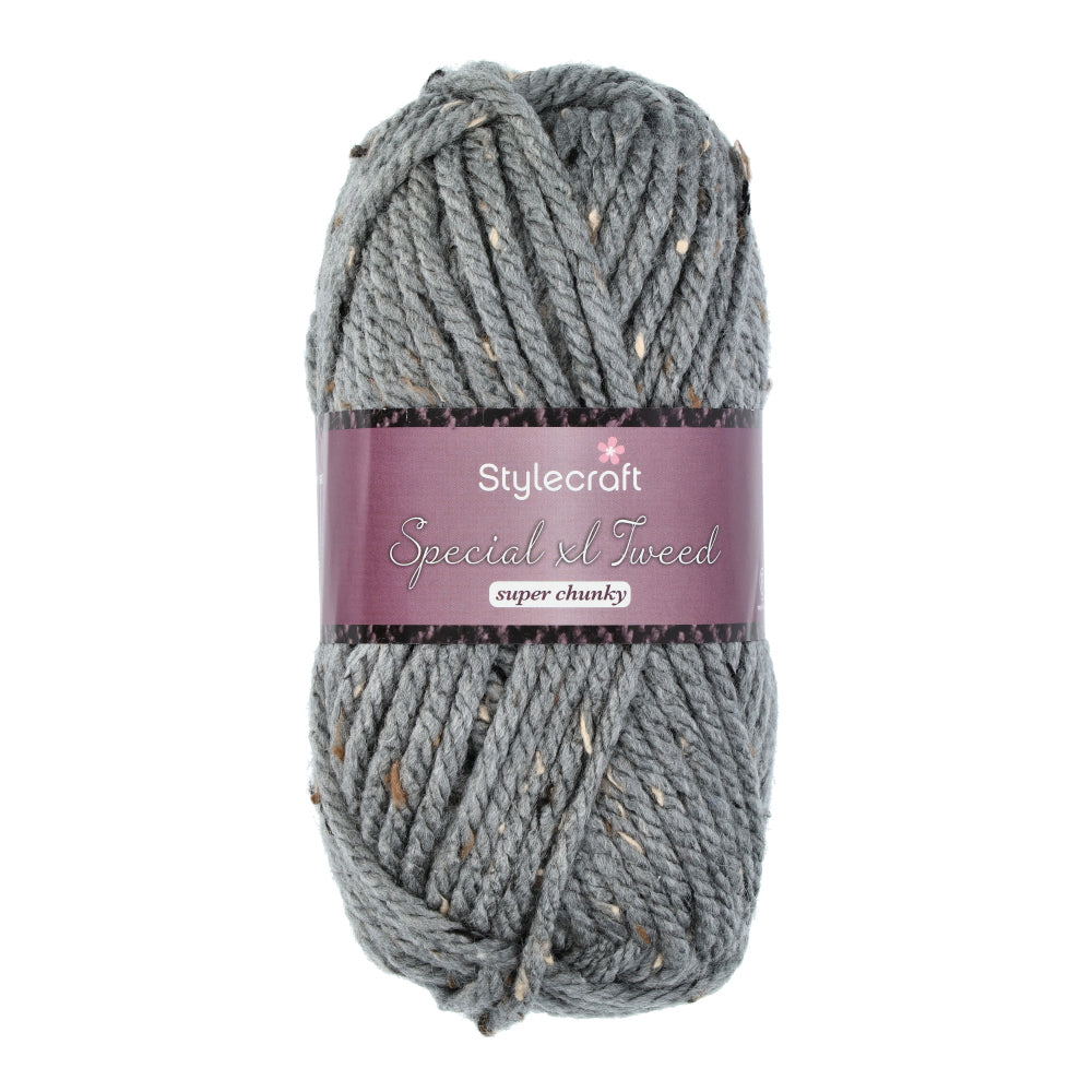 Stylecraft Special XL Tweed Super Chunky 1099 Grey