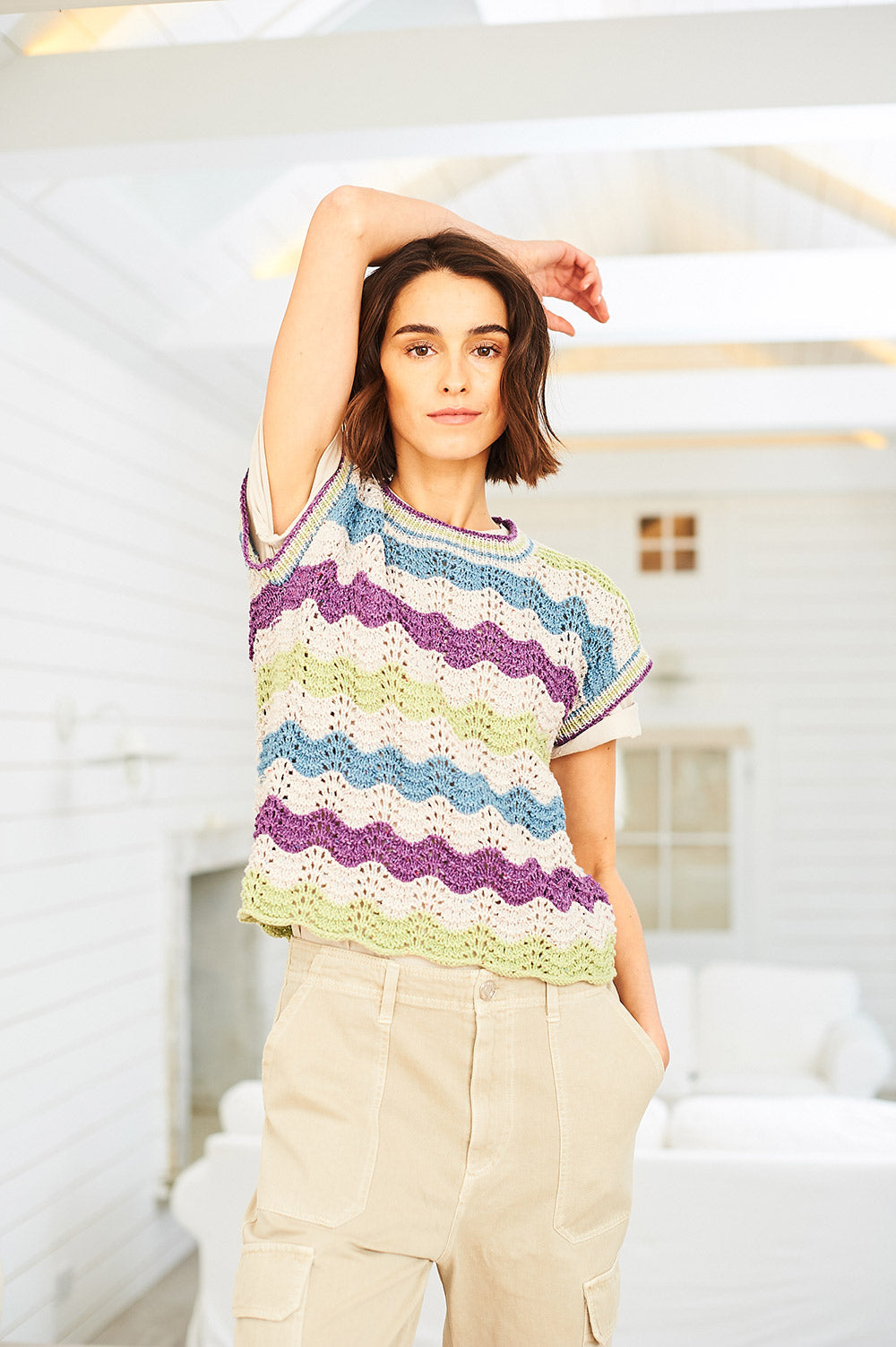 Stylecraft Sweater, Top and Hat in ReCreate DK 10059 (3)