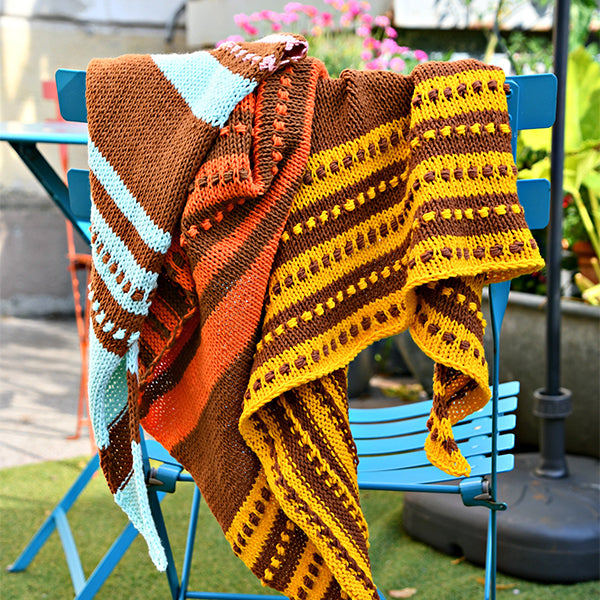 Retro — gemaakt met Sweet Seventies Omslagdoek Breipakket (3)