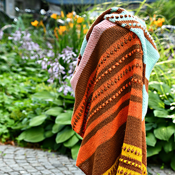 Retro — gemaakt met Sweet Seventies Omslagdoek Breipakket (6)