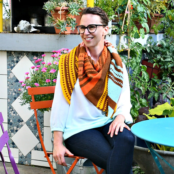 Retro — gemaakt met Sweet Seventies Omslagdoek Breipakket (8)