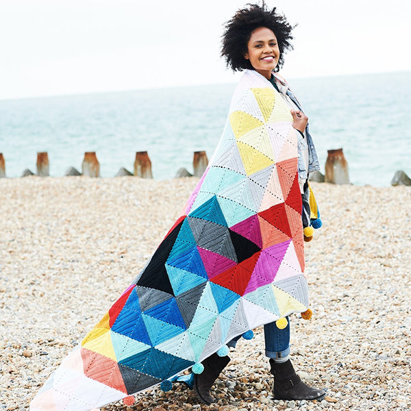 Tessellation blanket stylecraft special dk — gemaakt met Tessellation Deken Haakpakket (2)
