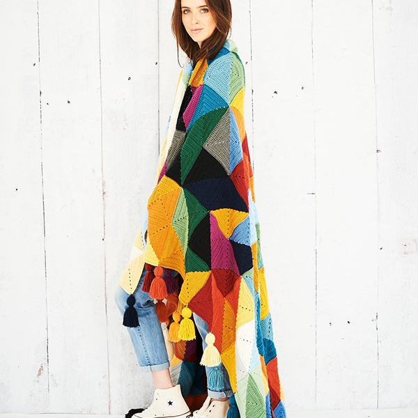Tessellation blanket stylecraft special dk — gemaakt met Tessellation Deken Haakpakket