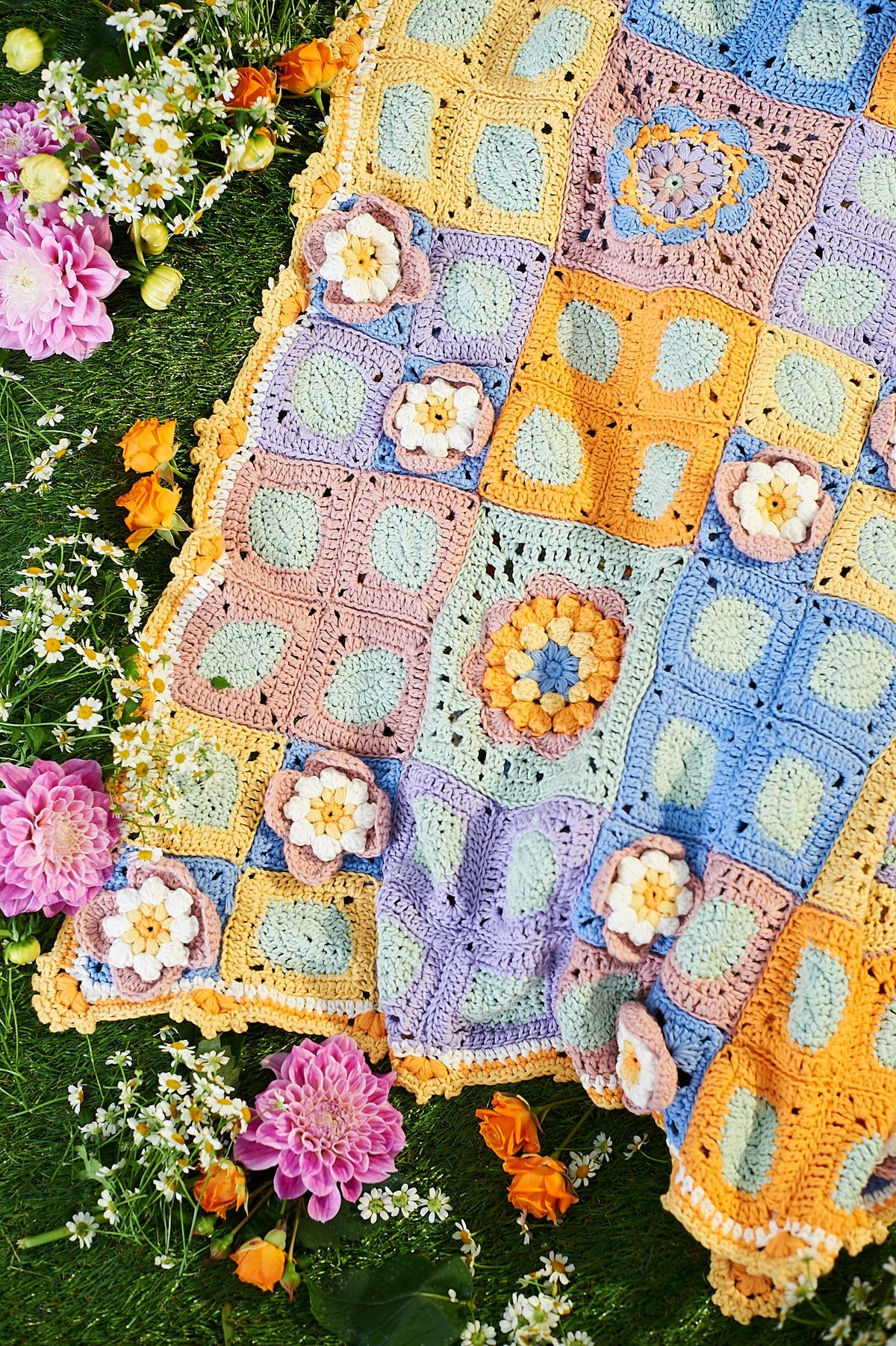 The Blossom Blanket CAL Garenpakket Large
