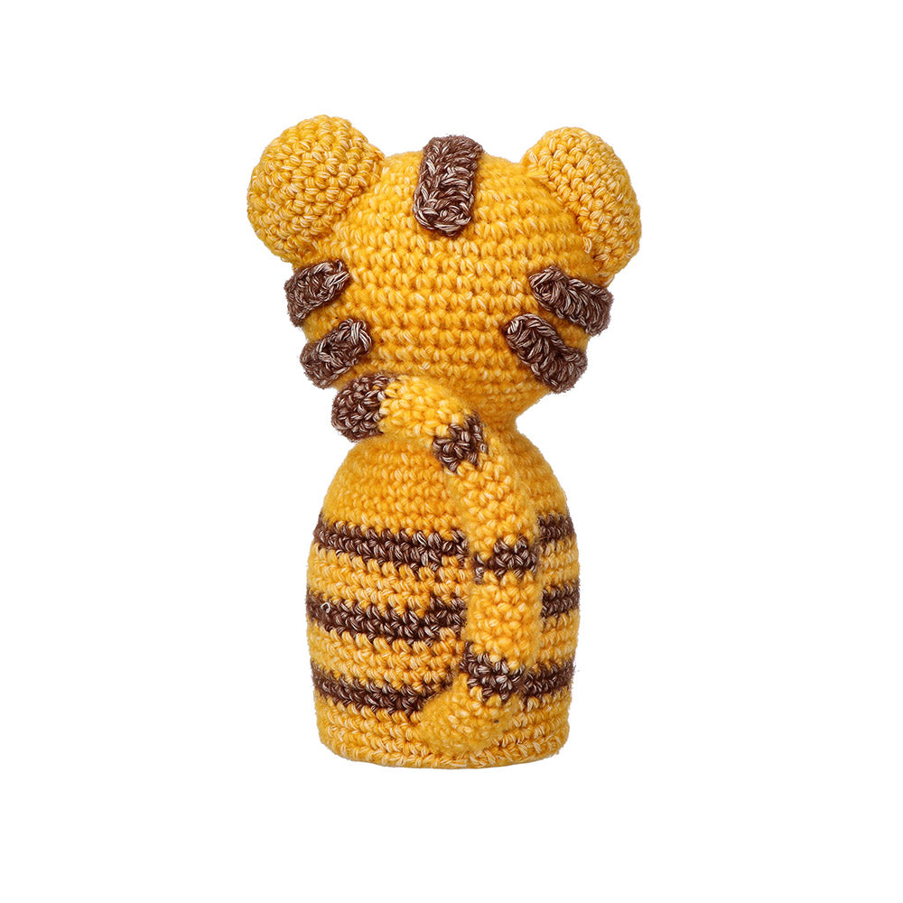 Tijger pegdoll — gemaakt met Tijger Pegdoll Garen en Haakpakket (2)