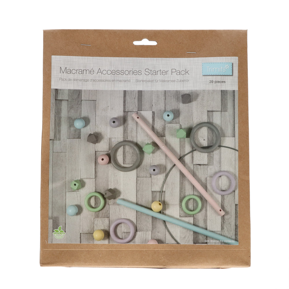 Trimits Macramé Accessories Starterspakket 02 Pastel